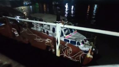 Mumbai: Suspicious Fishing Boat ‘Abdullah Sharif’ Found Near Gateway of India, Police Launch Probe (Watch Video)