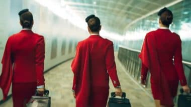 The Crew To Arrive in Theatres on March 29! Tabu, Kareena Kapoor Khan and Kriti Sanon Slay As Flight Attendants in This Stunning Glimpse (Watch Video)