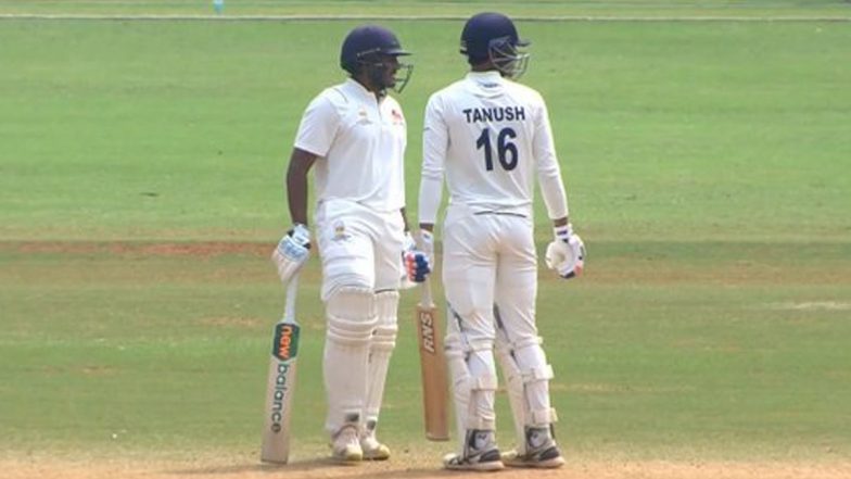 Tanush Kotian and Tushar Deshpande Become Only Second Number 10 and 11 Pair in History of First-Class Cricket to Score Centuries, Achieve Feat in Mumbai vs Baroda Ranji Trophy 2024 Quarter-final