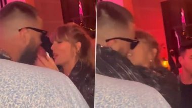 Taylor Swift and Travis Kelce Seal Romance with Passionate Kiss at Chiefs' Super Bowl After Party! (Watch video)