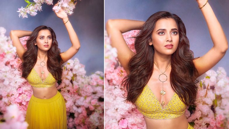 Tejasswi Prakash Dazzles in Exquisite Cadmium Yellow Lehenga Choli; Actress Shares Pic on Insta