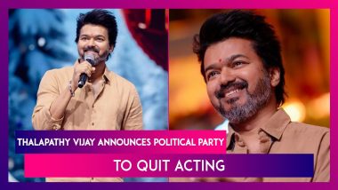 Thalapathy Vijay Announces Political Party, Names It Tamizha Vetri Kazhagam; To Quit Acting After Thalapathy 69