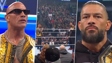 The Rock Turns Heel! Former Champion Joins Roman Reigns and The Bloodline Ahead of WrestleMania 40 (Watch Videos)