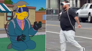 Did The Simpsons Predict Apple Vision Pro Back in 2016? Here's the Truth! (Watch Video)