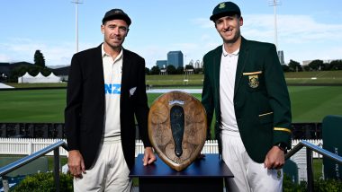 New Zealand vs South Africa 1st Test 2024 Live Streaming Online: Get Free Live Telecast of NZ vs SA Cricket Match on TV With Time in IST