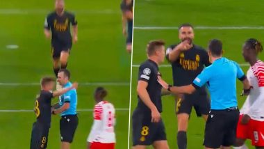 Rare Video of Toni Kroos Getting Angry on Field Goes Viral, German Footballer Left Furious During RB Leipzig vs Real Madrid UEFA Champions League 2023–24 Round of 16 Match