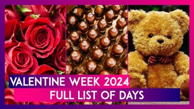 Valentine Week 2024 Date Sheet: Rose Day, Chocolate Day, Teddy Day And Other Days Celebrated In The Love Week Till Valentine’s Day
