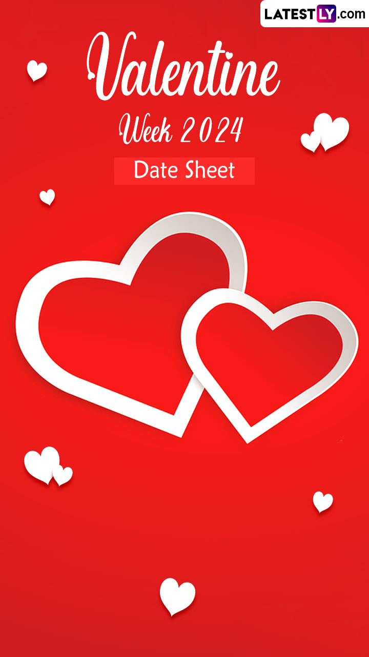 Valentine Week 2024 List With Dates of All Days From Rose Day to