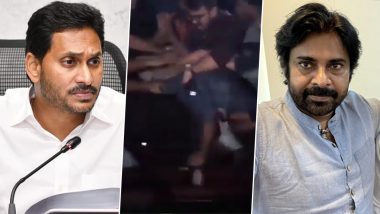 Yatra 2 Screening: Video of Clash Between Pawan Kalyan and YS Jagan Mohan Reddy’s Fans at Hyderabad Theatre Goes Viral – WATCH