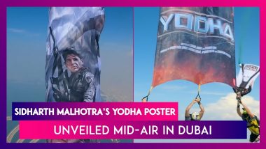 Yodha: Sidharth Malhotra’s Film Gets Mid-Air Poster Launch In Dubai