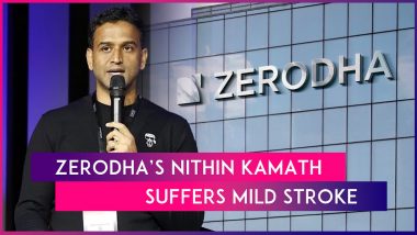 Zerodha Co-Founder And CEO Nithin Kamath Suffers Mild Stroke, Says ‘Poor Sleep, Exhaustion, Dehydration, Overworking Out Could Be Possible Reasons’