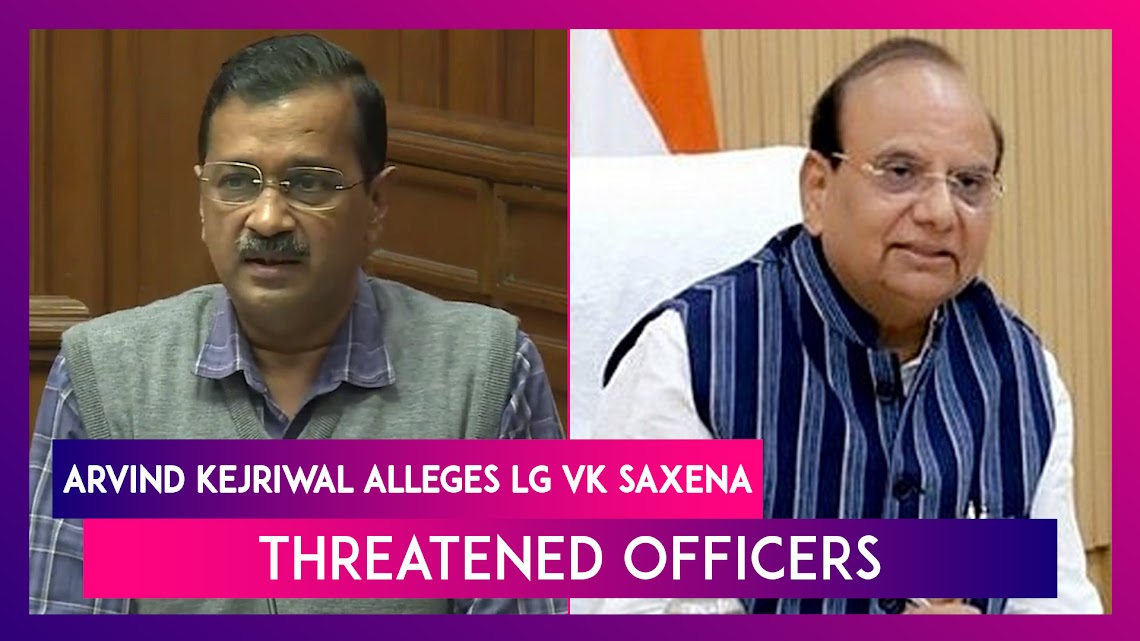 Delhi Chief Minister & AAP Chief Arvind Kejriwal Alleges LG VK Saxena Threatened Officers To Stall Bus Marshal Scheme