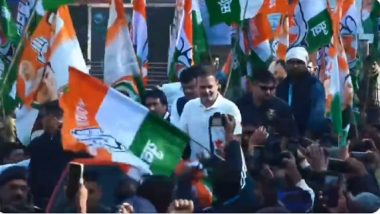 Bharat Jodo Nyay Yatra in Jharkhand: Rahul Gandhi’s Nyay Yatra Resumes in Dhanbad (Watch Video)