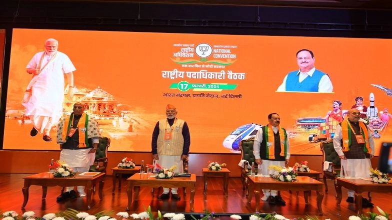 BJP Releases 'White Paper' in Its National Convention; Targets Financial Irregularities During Ten Years of UPA Rule