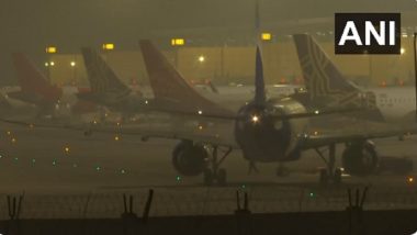 Delhi Weather Update: Cold Weather Continues To Grip National Capital, Minimum Temperature at 7 Degrees Celsius; Several Flights Delayed Due to Fog (Watch Video)