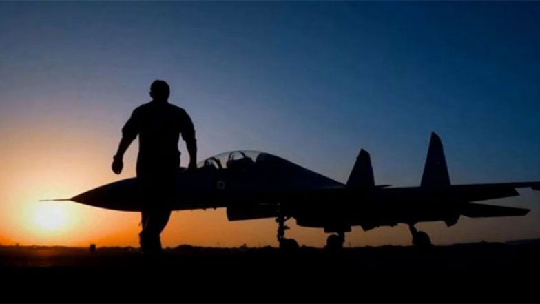 IAF Exercise Vayu Shakti-24: Airforce Showcases Formidable Display of Firepower at Pokhran Air to Ground Range in Jaisalmer (Watch Video)
