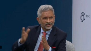 Munich Security Conference 2024: India Pushing for Two-State Solution for Decades; Now More Countries Seeing It As ‘Urgent’, Says EAM S Jaishankar on Situation in Gaza