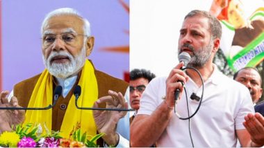 PM Narendra Modi Accuses Rahul Gandhi of Playing Appeasement Politics, Says ‘Shehzada Insulted Indian Kings and Emperors but Forgot Aurangzeb’s Atrocities’