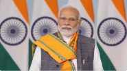 PM Narendra Modi Inaugurates Redevelopment Projects of 21 Railway Stations in Rajasthan Under Amrit Bharat Station Scheme (Watch Video)