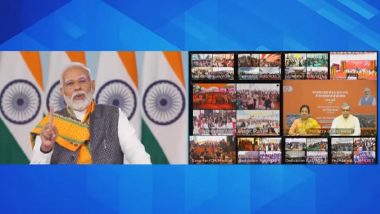 Amrit Bharat Station Scheme: PM Narendra Modi Lays Foundation Stone for Redevelopment of 553 Railway Stations at Cost of Over Rs 19,000 Crore (Watch Video)