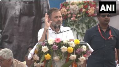 BJP-Led Central Government Using Tear Gas Against Farmers Instead of Accepting Just Demand for MSP, Says Rahul Gandhi (Watch Video)