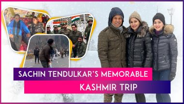 Sachin Tendulkar Shares Glimpses From His Memorable Kashmir Trip With Wife Anjali And Daughter Sara