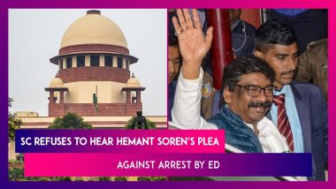 Hemant Soren Arrested: Supreme Court Refuses To Hear Former Jharkhand CM’s Plea Challenging Arrest By ED, Asks Him To Approach High Court