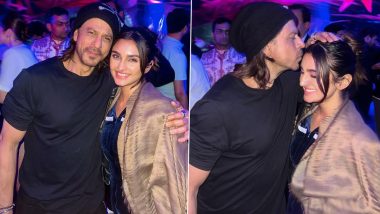 Alaviaa Jaffery Shares Adorable Photo with Shah Rukh Khan From Anant Ambani and Radhika Merchant’s Pre-Wedding Event (View Pics)