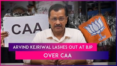 Arvind Kejriwal On CAA: AAP Chief Slams BJP Over CAA, Says It Is Dirty Vote-Bank Politics Of BJP Ahead Of Lok Sabha Elections