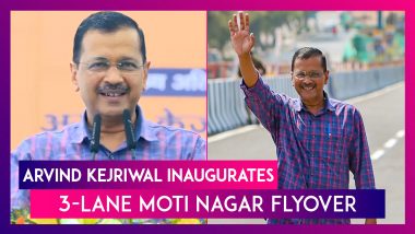 Delhi CM Arvind Kejriwal Inaugurates Three-Lane Moti Nagar Flyover, Says AAP Govt Has Built 31 Flyovers In Nine Years