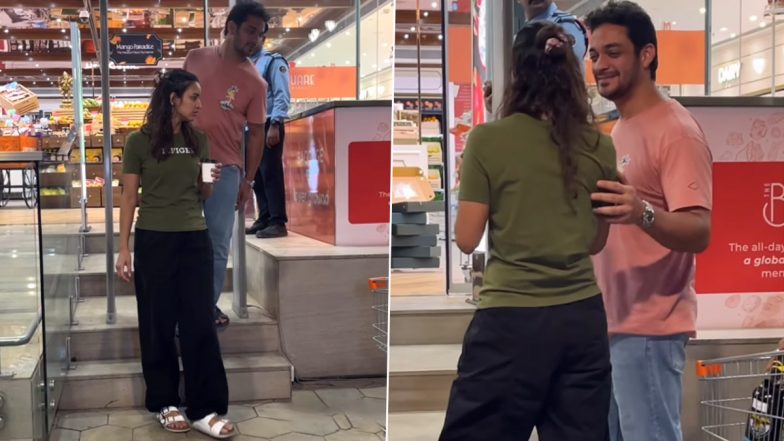 Triptii Dimri Poses for Paps As She Gets Clicked With Rumoured Boyfriend Sam Merchant in Mumbai (Watch Video)