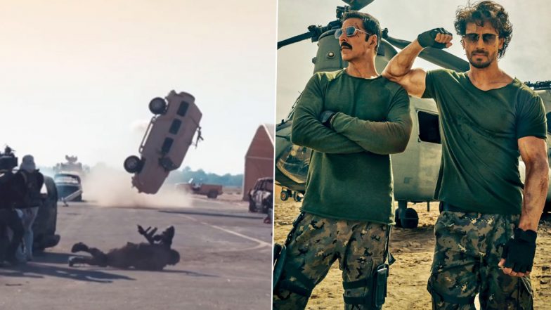 Bade Miyan Chote Miyan: Ali Abbas Zafar Shares Gripping BTS Moment From Scary Car Stunt Scene From His Next Starring Akshay Kumar, Tiger Shroff (Watch Video)