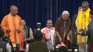 Uttar Pradesh Cabinet Expansion: Two New BJP Ministers, One From RLD, SBSP Each Inducted in Yogi Adityanath Govt (Watch Video)