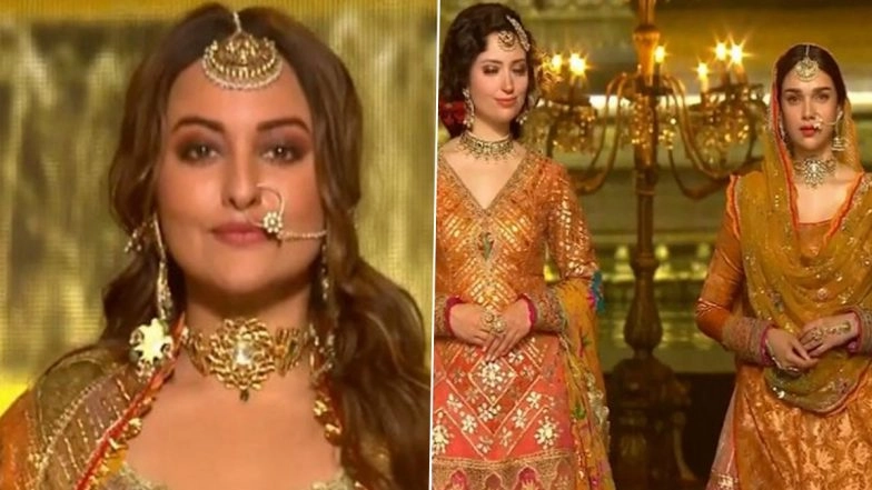 Miss World 2024: Sonakshi Sinha, Aditi Rao Hydari, Manisha Koirala and Richa Chadha Set the Ramp Ablaze Alongside Models, Groove to the Beats of Heeramandi’s First Song ‘Sakal Ban’