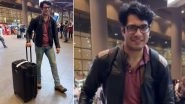 Aamir Khan&rsquo;s Son Junaid Khan Returns Home After Wrapping Japan Schedule for Untitled Project With Sai Pallavi (Watch Video)