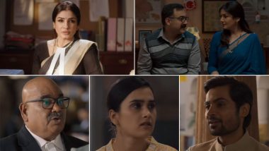 Patna Shuklla Teaser: Raveena Tandon Plays a Brave Lawyer in This Upcoming Social Drama Also Starring Satish Kaushik, Trailer To Be Out on March 11 (Watch Video)