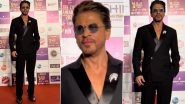 Zee Cine Awards 2024: Shah Rukh Khan Exudes Elegance in Black as He Makes Stylish Entry at the Award Show (Watch Video)