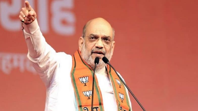 Amit Shah Unhurt After Helicopter Carrying Him Briefly Loses Control in Bihar, Video of Home Minister's Narrow Escape Surfaces