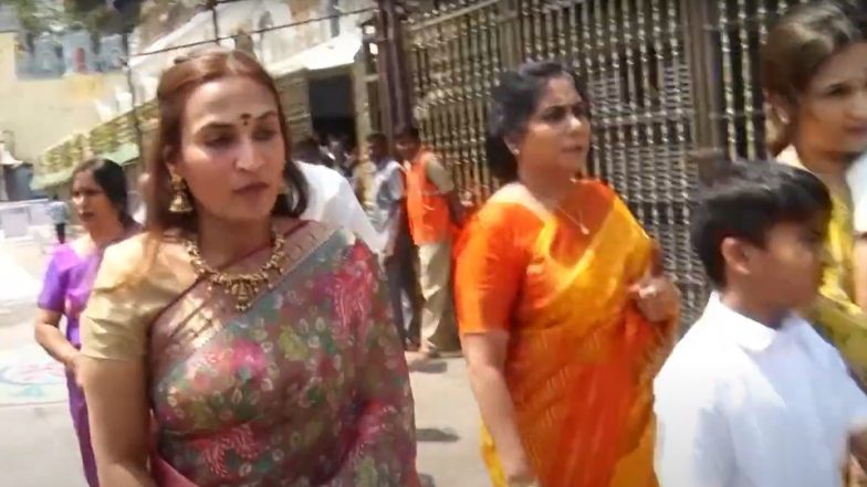 Rajinikanth’s Daughters Soundarya, Aishwarya Seek Blessings at Tirumala Temple in Andhra Pradesh