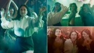 Crew Song &lsquo;Ghagra&rsquo; Out! Kareena Kapoor Khan, Tabu and Kriti Sanon Are Having All the Fun in Ila Arun&rsquo;s Catchy Track (Watch Video)