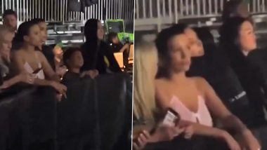 Kim Kardashian and Bianca Censori Stand Side-by-Side at Kanye West’s ‘Vultures 2’ Listening Party in San Francisco (Watch Video)