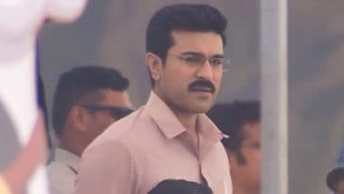 Game Changer: Ram Charan's Never-Seen-Before Look From Sets of Upcoming Political Action Thriller Co-Starring Kiara Advani Goes VIRAL (See Pic)