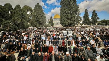 Ramadan 2024: Prayers in Jerusalem Pass Without Violence at Al-Aqsa Mosque Amid Gaza War (Watch Video)