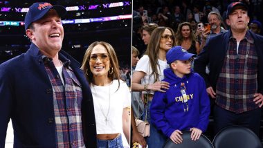 Jennifer Lopez Enjoys a Cosy Night Out With Ben Affleck at the LA Lakers Game (View Pics)