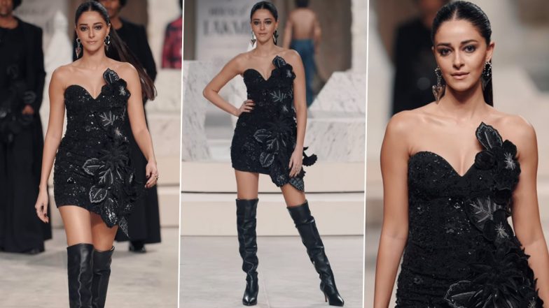 Lakme Fashion Week X FDCI 2024: Ananya Panday and Rahul Mishra Bring Glamour to the Closing Night (Watch Video)