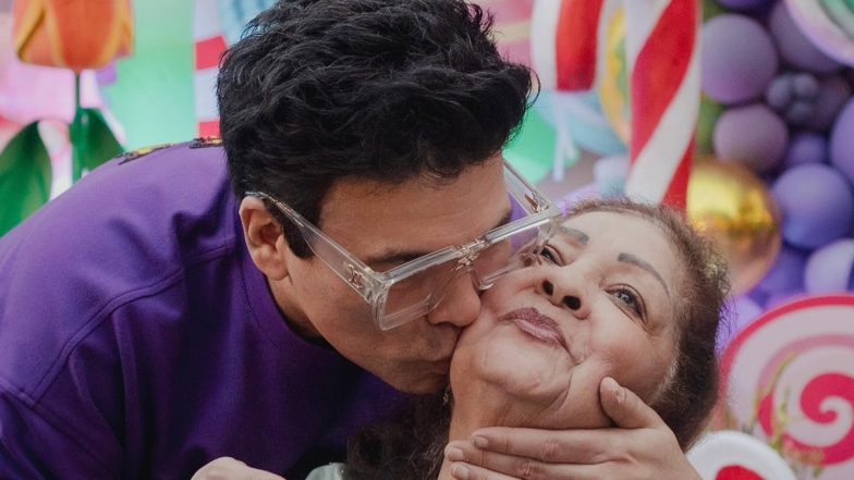 ‘Love You Mom’! Karan Johar Pens Heartfelt Note to Wish His Mother Hiroo Johar on Her Birthday (View Pics)