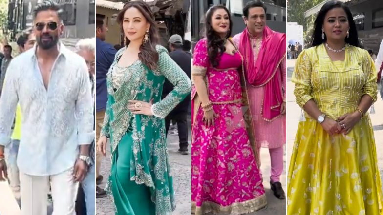 Dance Deewane Holi Special: Govinda and Wife Sunita Add Vibrance to Suniel Shetty and Madhuri Dixit’s Popular Show (Watch Video)