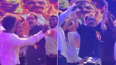 Aavesham: Fahadh Faasil Sets the Stage on Fire With Energetic Dance on ‘Galatta’ Song With College Students During Film Promotions; Video Goes Viral - WATCH