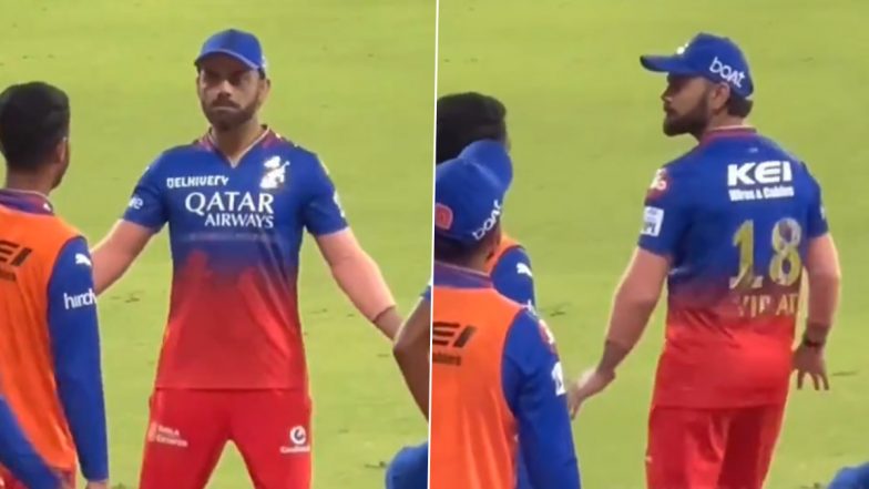 Virat Kohli Shakes a Leg to Thalapthy Vijay’s ‘Appadi Podu’ During Inaugural Match of IPL 2024; Video Goes Viral – WATCH