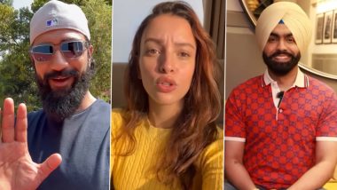Vicky Kaushal Teases Deets on Project With Tripti Dimri and Ammy Virk, Asks Fans to Pick Between 'Good' and 'Bad' News (Watch Video)